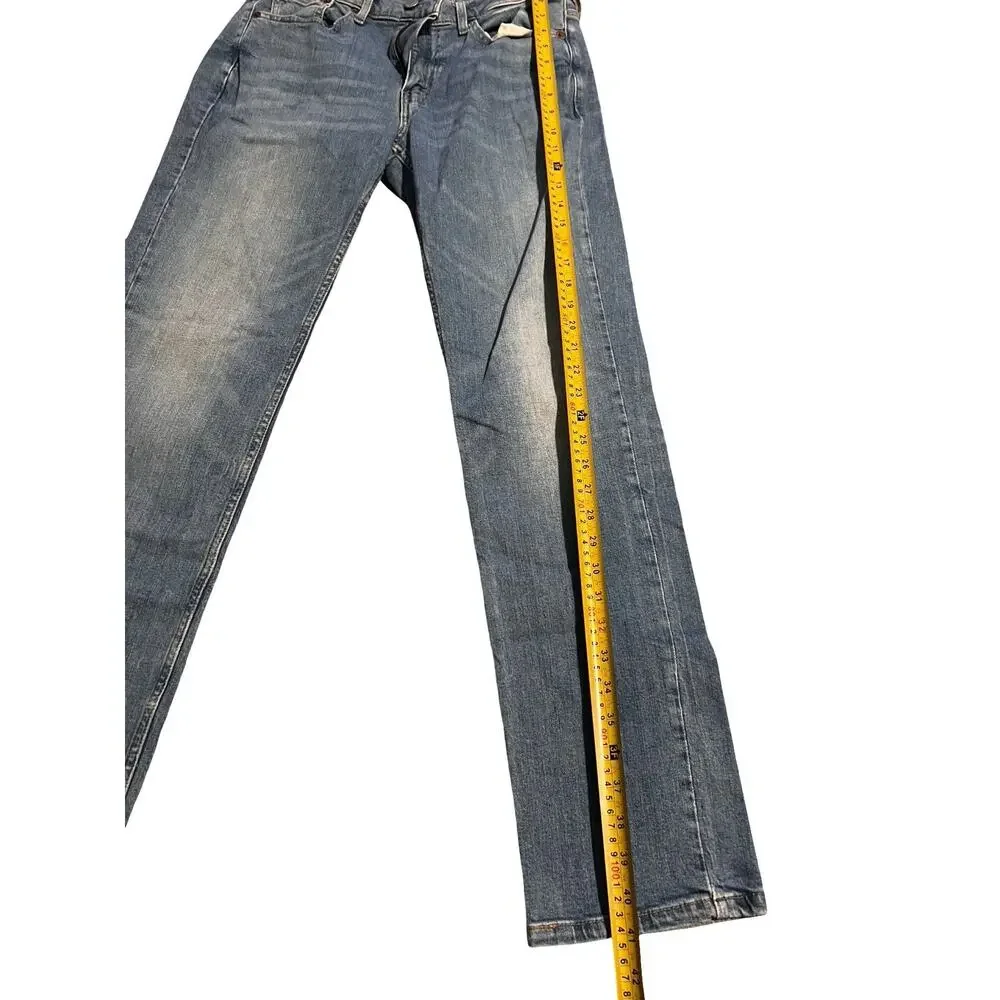 Levi’s 514 Men’s Jeans W30 L32 Straight Leg Blue Denim Faded Distressed